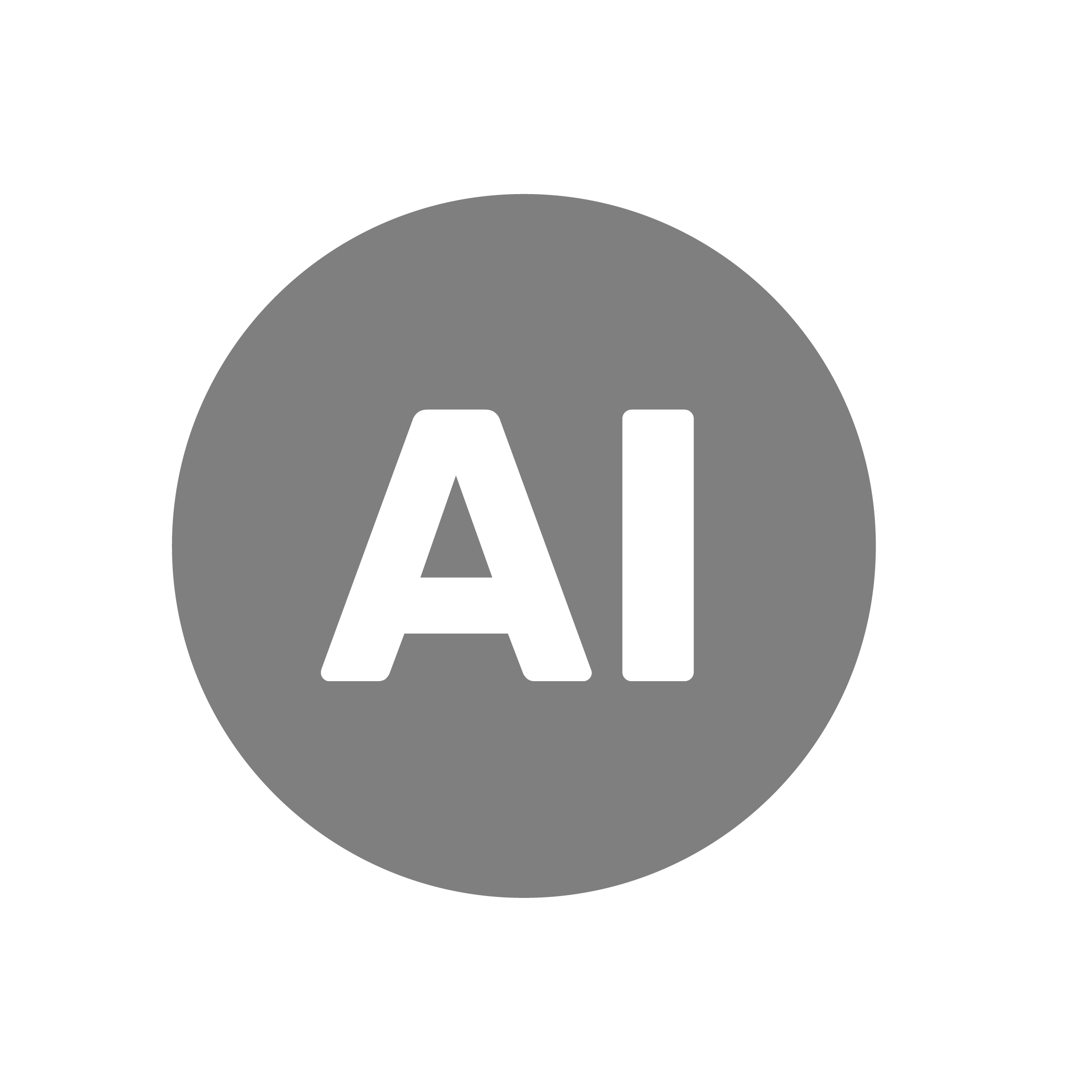 AI-Label grau